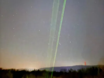 Nahaufnahme Lichtspiegelung