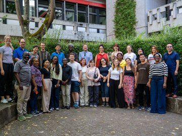 Teilnehmer:innen der Internationalen Sommerschule „Bildung in einer digitalen Welt“. Foto: Hahl/PHKA