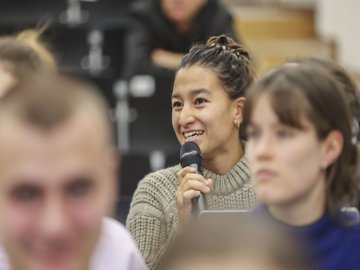 Ringvorlesung "Migration – Demokratie – Bildung". Foto: Andrea Fabry/Pdagogische Hochschule Karlsruhe