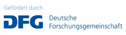 Logo "Gefördert durch DFG (Deutsche Forschungsgemeinschaft)"