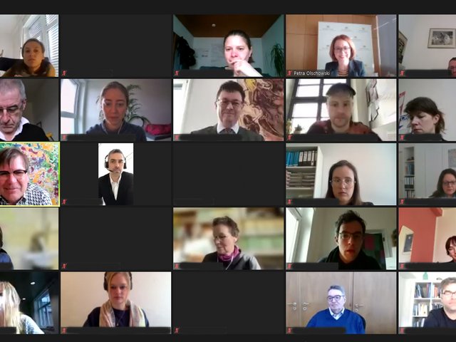 Digitale Auftaktveranstaltung von KuLO. Screenshot: PHKA