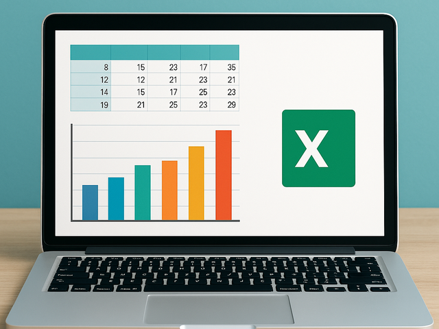 Symbolbild Oberfläche zur Auswertung in Excel