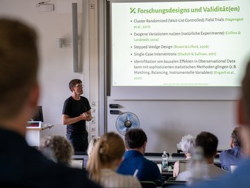 „Vernetzte Schreibdidaktik“ war Thema der dieS-Sommerschule 2026 an der Pädagogischen Hochschule Karlsruhe. Foto: PHKA/Ludwig Hahl