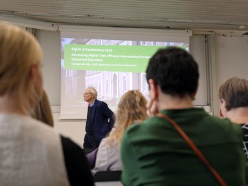 Bild der Eröffnungsfeier der AQUA-d Konferenz 2025