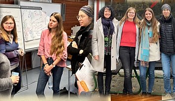 Französischstudierenden und ihre Professorin bei der Tagung der Bundesarbeitsgemeinschaft Französisch in Kassel / Fuldatal Die Französischstudierenden und ihre Professorin waren im Austausch mit der Bundesgemeinschaft Französisch.