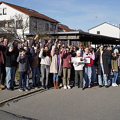 Grupenfoto, der erfolgreichen Bergung.